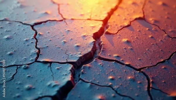 Obraz Smooth, unbroken surface texture Close-up detail , background, skin