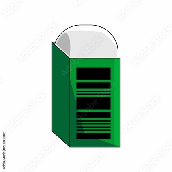 Fototapeta illustration of ERASER FOR PENCIL
