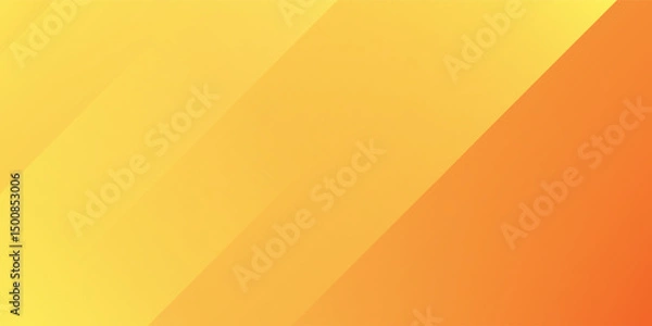Fototapeta Abstract orange and yellow geometric background. Dynamic shapes composition. Cool background design for posters. Vector illustration