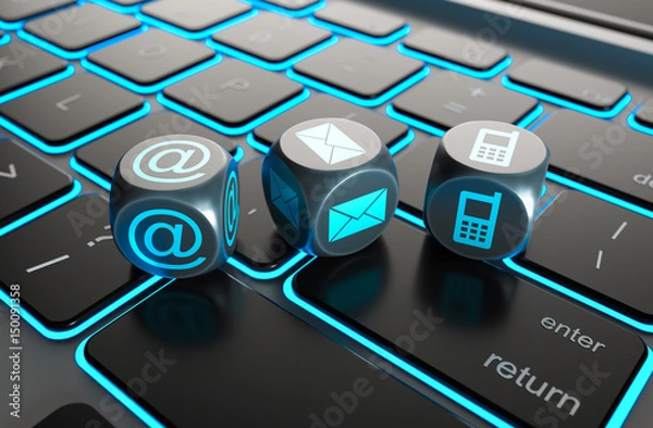 Fototapeta Contact us