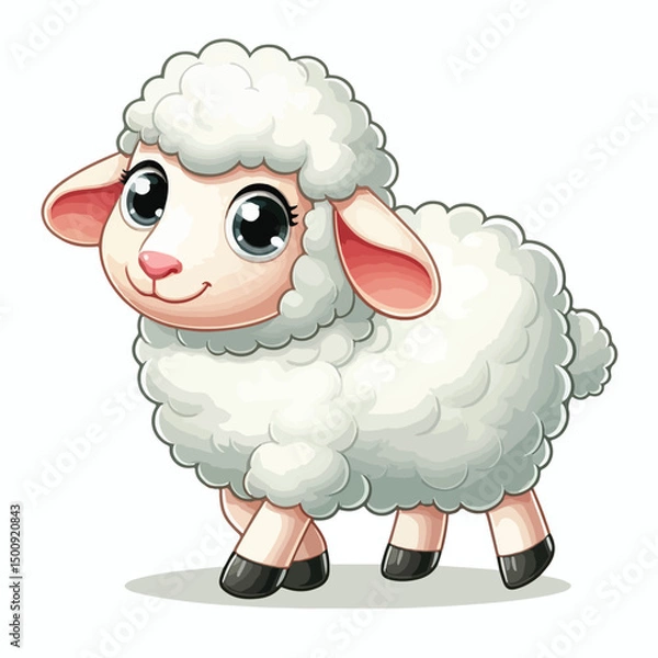 Obraz Vector Cartoon Sheep