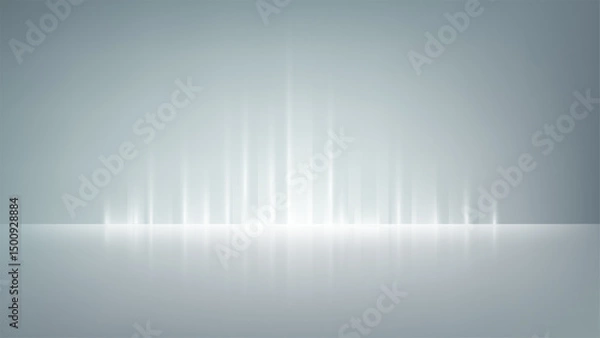 Fototapeta modern abstract tech background with bright light streaks futuristic sleek design reflective surface digital energy innovation
