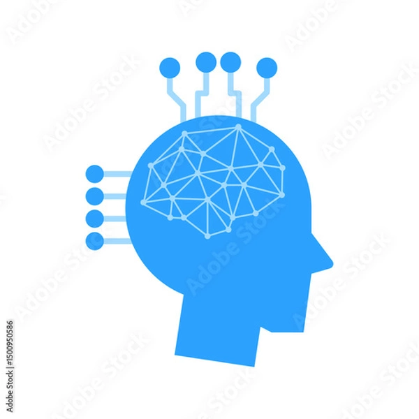 Fototapeta Artificial Intelligence Concept