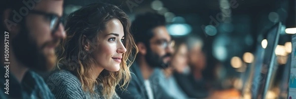 Fototapeta ミーティングをする人々