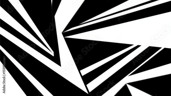 Obraz Futuristic Geometric Interface with Abstract Shapes