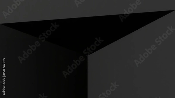 Obraz Futuristic Geometric Interface with Abstract Shapes