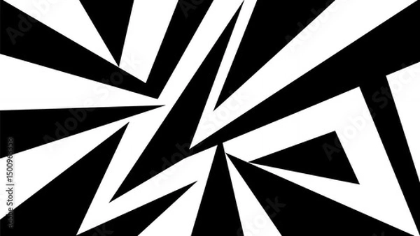 Obraz Futuristic Geometric Interface with Abstract Shapes