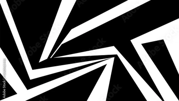 Obraz Futuristic Geometric Interface with Abstract Shapes