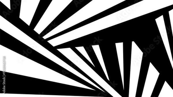 Obraz Futuristic Geometric Interface with Abstract Shapes