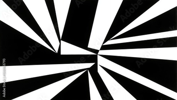 Obraz Futuristic Geometric Interface with Abstract Shapes