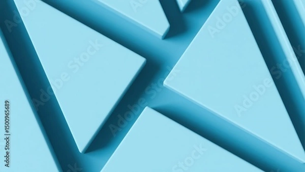 Obraz Futuristic Geometric Interface with Abstract Shapes