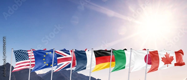 Obraz The 51st G7 summit will be held from 15 to 17 June 2025 in Kananaskis, Alberta, Canada