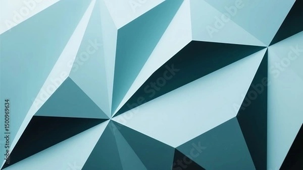 Obraz Futuristic Geometric Interface with Abstract Shapes