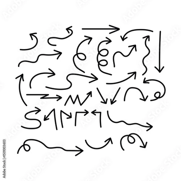 Obraz abstract flat vector logo design like arrow