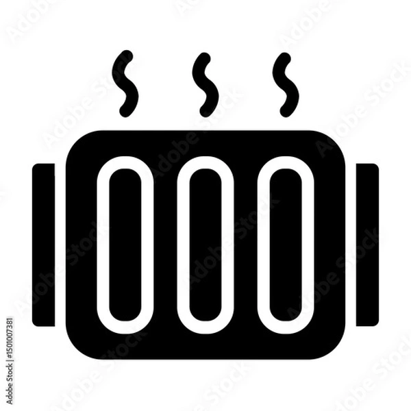 Fototapeta water heater Solid icon