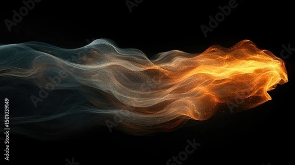Fototapeta Fire PNG for Flames and Heat Effects Representing Intensity Energy and Passion for Branding Event Marketing and Dynamic Visual Effects in Creative Projects and Advertising Campaigns