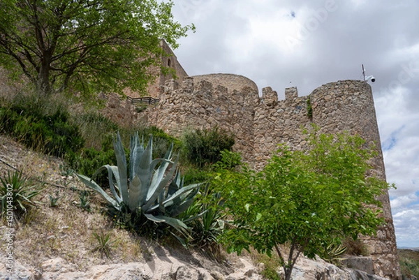 Obraz Details einer Burg in Spanien