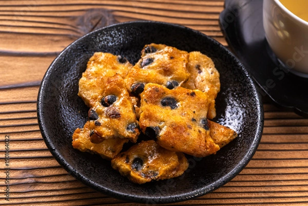 Obraz 黒豆せんべい（割りせん）