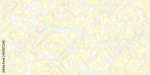 Fototapeta Abstract cartography artistic map topographic contour in lines and contours topo design illusions.
