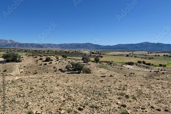 Obraz Paysage aride d'Andalousie. Espagne.