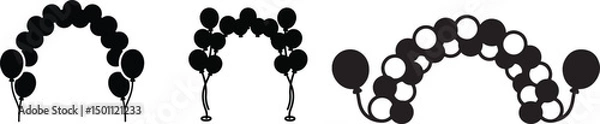 Obraz  Celebration Balloon Arch icon