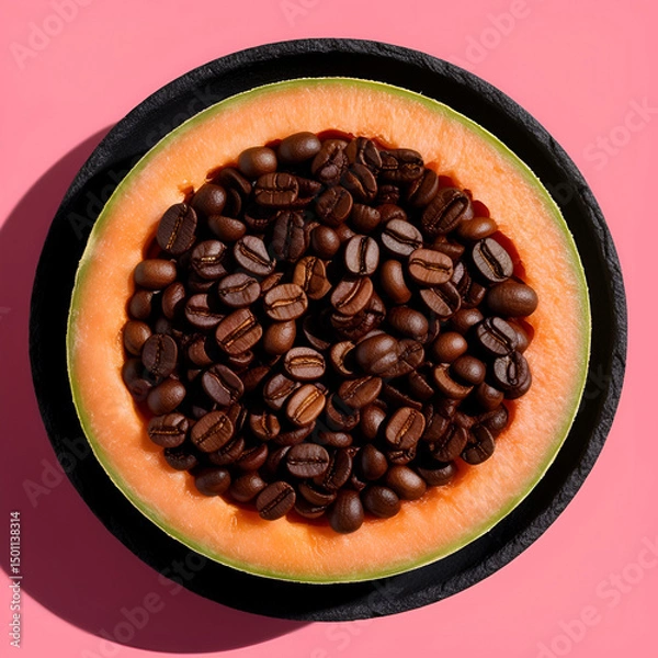 Obraz coffee beans and cup