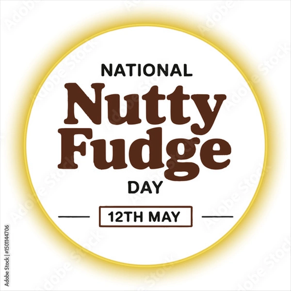 Fototapeta National Nutty Fudge Day Celebration Design,
Nutty Fudge Day Minimalist Typography,
Elegant National Nutty Fudge Day Template,
May 12 Nutty Fudge Day Typography Design,
