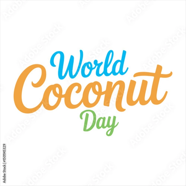 Obraz World Coconut Day Vector Illustration.
Coconut Drink with Straw and Umbrella Line Art,
Tropical Coconut Juice Outline Design,
Hand Drawn Coconut Beverage Vector Graphic,
