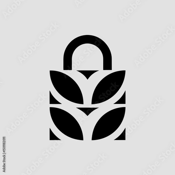 Obraz lock icon vector illustration