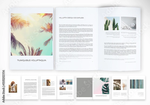 Obraz Soft Lifestyle Magazine Template