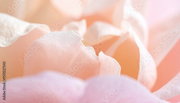 Obraz close up of pink rose petals