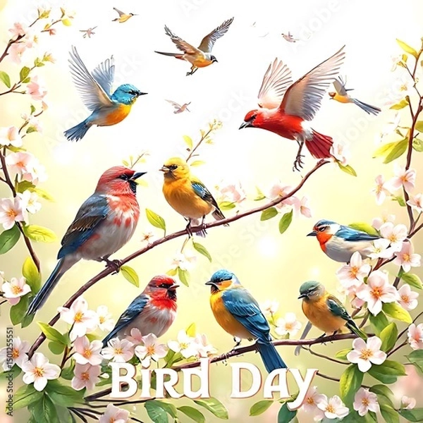 Fototapeta bird day