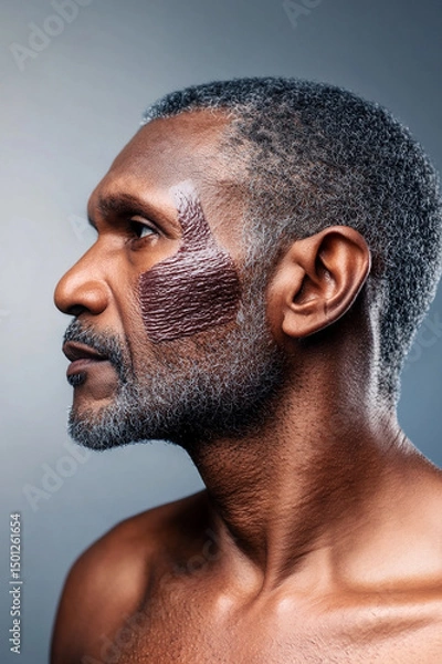 Fototapeta concept image showcasing the development and transplantation of artificial skin