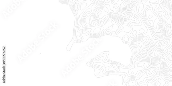 Fototapeta 	
Black and white lines seamless Topographic map patterns, topography line map. Vintage outdoors style. The stylized height of the topographic map contour in lines and contours isolated on transparent