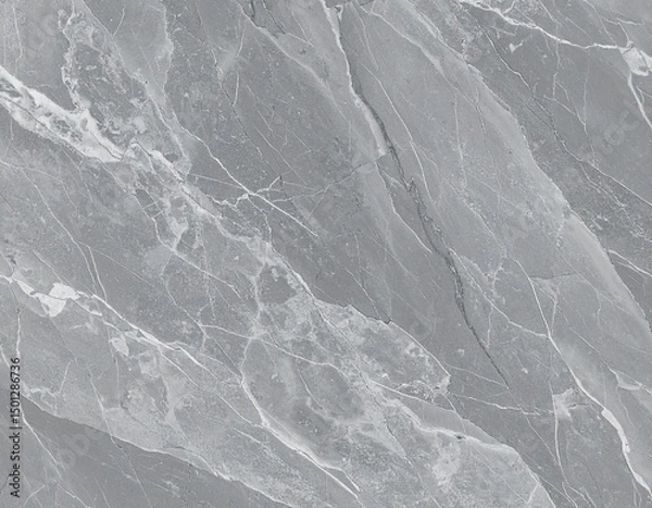Fototapeta Natural Grey Marble Texture – Luxurious Background for Skin Tile Wallpaper and Design

