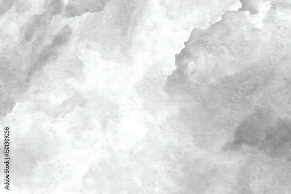 Obraz Light gray art background for design, black and white abstract watercolor