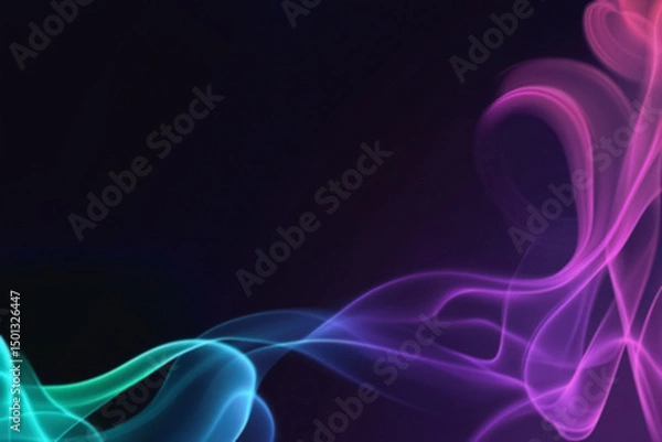 Obraz Colored Witch Smoke Overlays with Mystical Fog Effects, Ethereal Color Transitions, and Magical Texture Patterns – Enchanting Design for Fantasy and Creative Projects