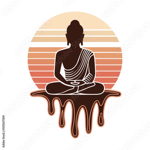 Obraz buddha in meditation