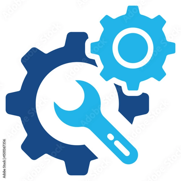 Fototapeta Gear Settings Icon Element For Design