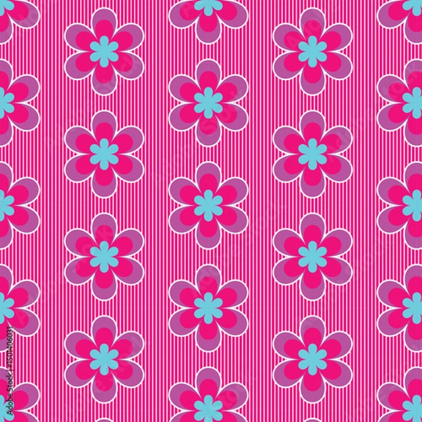 Fototapeta Abstract seamless pattern design vector