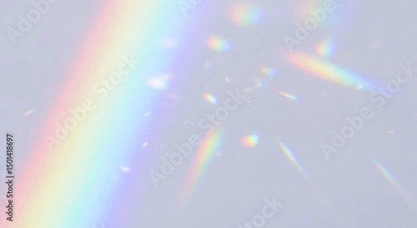 Obraz 柔らかな光が広がる幻想的なプリズムの輝き