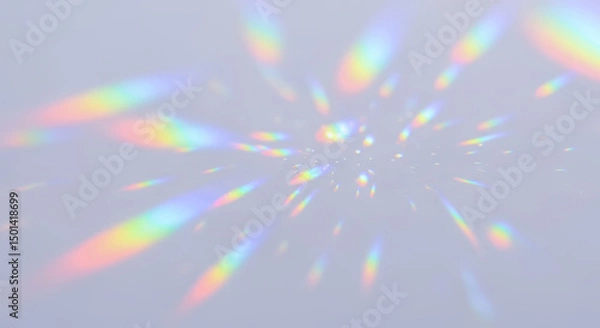 Obraz 柔らかな光が広がる幻想的なプリズムの輝き