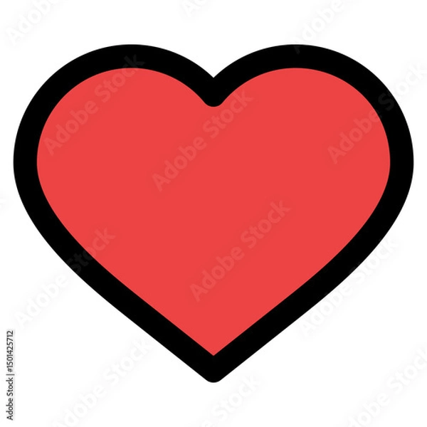 Obraz Heart Icon Element For Design
