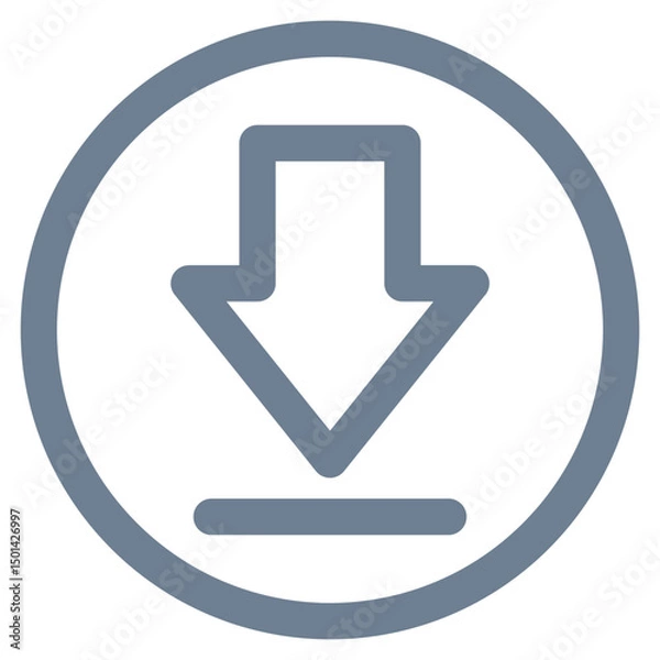 Obraz Download Icon Element For Design