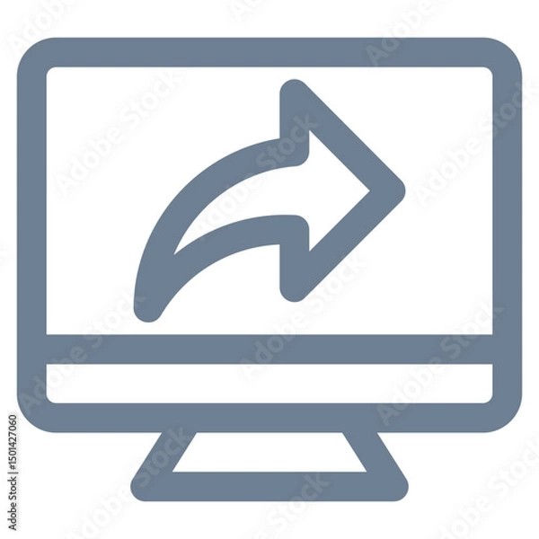 Obraz Screen Share Icon Element For Design