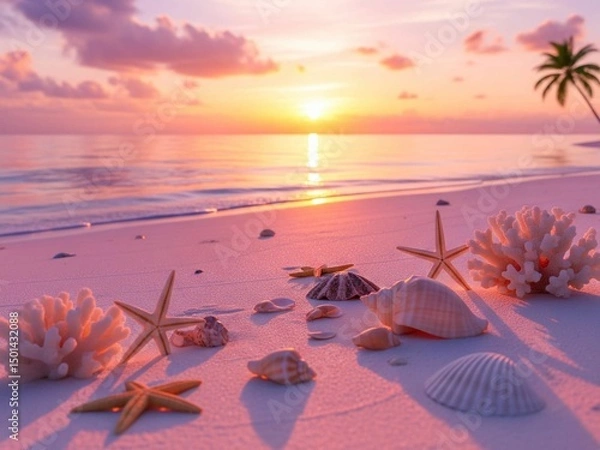 Fototapeta Useful Summer Vacation Background Image