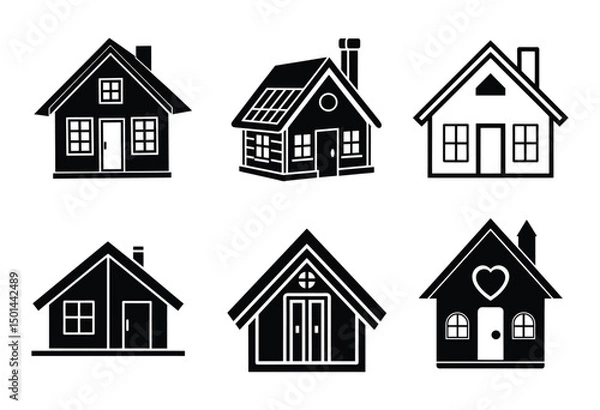 Obraz Simple House Icon Set 
