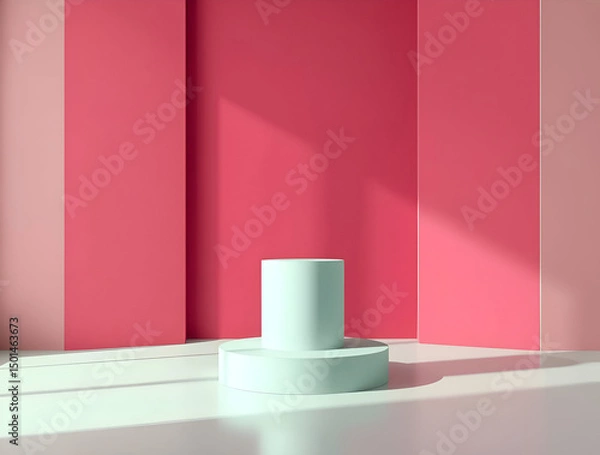 Fototapeta A simple podium for product representation.