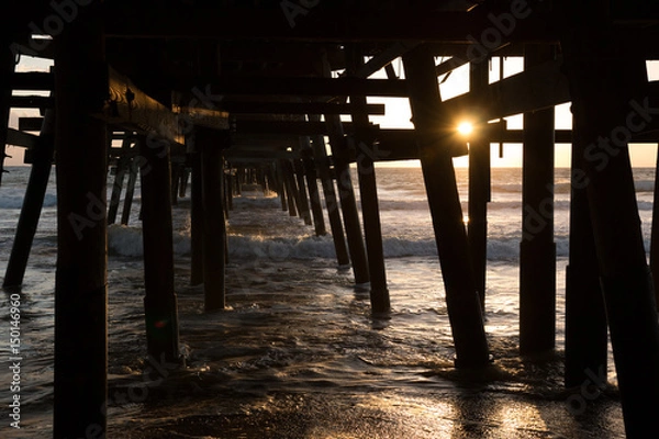 Obraz Pier ocean sunset