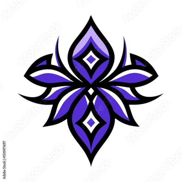 Obraz abstract  flower logo 